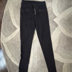 American Eagle Outfitters Skinny Black High Waisted Denim Jeans